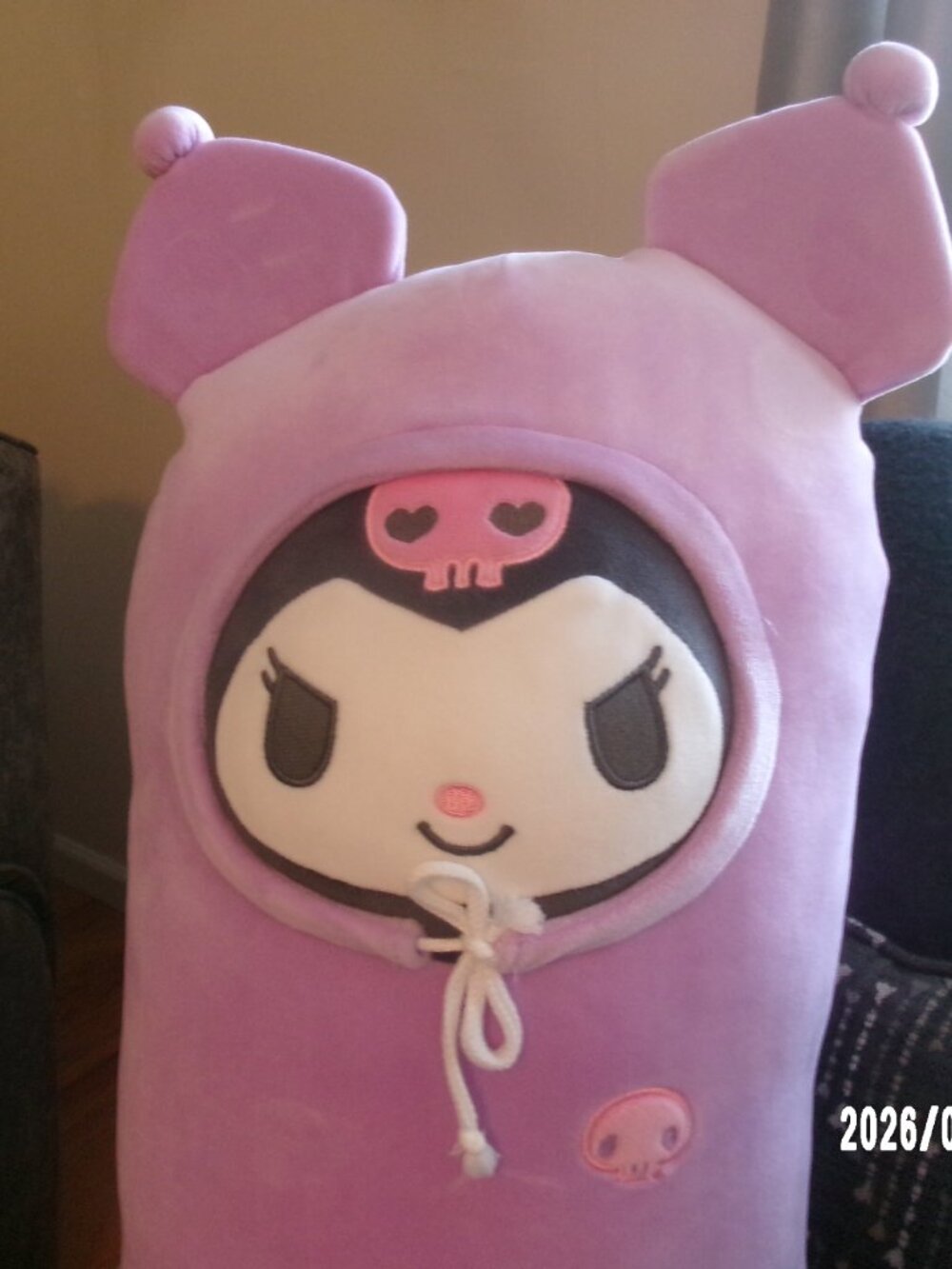 Sanrio My Melody Kuromi Large 30" Body Pillow Hood 70cm Super cute & clean - Picture 3 of 9